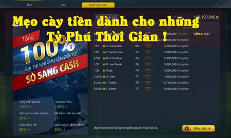 FIFA Online 3: Đây là mẹo cày tiền dành cho những "tỷ phú thời gian"