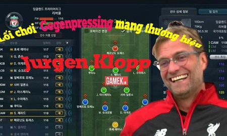 FIFA Online 3: Xây dựng team color Liverpool và thiết lập lối chơi Gegenpressing