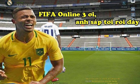 Cận cảnh bộ chỉ số dự kiến của hiện tượng Gabriel Jesus SS16 trong FIFA Online 3