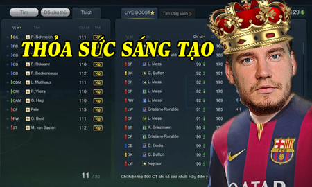 Cùng điểm qua 3 kiểu sáng tạo khiến người chơi FIFA Online 3 trải nghiêm game như một đấng tạo hóa