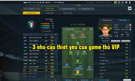 Đây là 3 nhu cầu thiết yếu của các game thủ “lắm tiền” nhất FIFA Online 3 lúc này