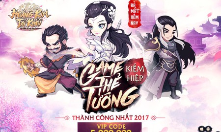 Chính thức ra mắt Hoàng Kim Tái Khởi, game thủ kiếm hiệp nhận Vipcode tới 5 triệu đồng!