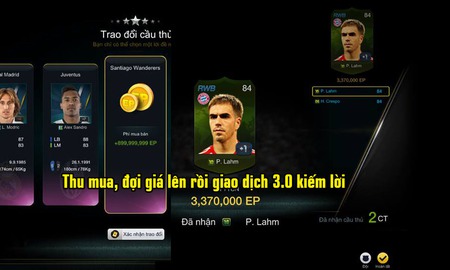 FIFA Online 3: Trào lưu "đầu tư cho tương lai" nhằm kiếm lời từ giao dịch 3.0 đang gây sốt
