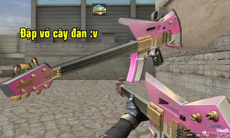 Đột Kích: “Đập vỡ cây đàn” với khẩu Rifle siêu độc đáo của Tencent mang tên M4A1 Guitar