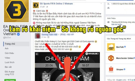 Cộng đồng FIFA Online 3 yêu cầu nhà phát hành làm rõ “sò không rõ nguồn gốc” đến từ đâu?