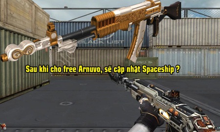Đột Kích: Sau khi cho free game thủ 2 khẩu AN94 Scope & Arnuvo, phiên bản VIP mang tên Spaceship sẽ sớm xuất hiện ?