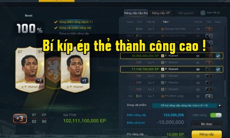 FIFA Online 3: Đây là những “bí kíp” ép thẻ tỉ lệ thành công cao mà game thủ vẫn truyền cho nhau