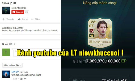 FIFA Online 3: Thì ra đây là kênh youtube chuyên ép thẻ của huyền thoại “đốt tiền” LT Niewkhuccuoi
