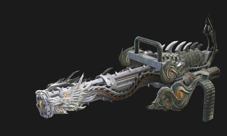 Đột Kích: Những điêu cần biết về khẩu súng máy Gatling Gun Infernal Dragon VIP