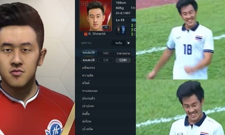 Đả bại U22 Việt Nam 3 bàn không gỡ, cầu thủ Thái Lan này bất ngờ có thẻ trong FIFA Online 3