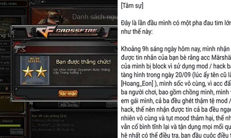 Người chơi và Game Master Đột Kích cần đề cao cảnh giác trước thủ đoạn tố cáo bẩn