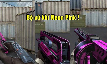 Đột Kích: Xuất hiện bộ sưu tập vũ khí Neon Pink ở server Nga