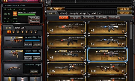 Đột Kích: Chiêm ngưỡng kho đồ của phó clan RankingCFVN