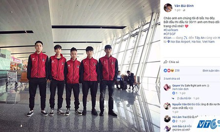 Tuyển Đột Kích Việt Nam đã lên đường tham dự giải đấu triệu đô CFS Grand Finals 2017