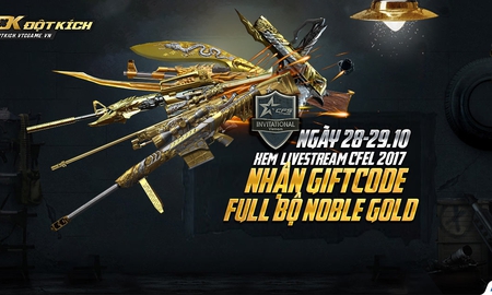Vũ khí VIP, báu vật vĩnh viễn và hàng nghìn giftcode hấp dẫn đang chờ đón game thủ tại CFSI 2017