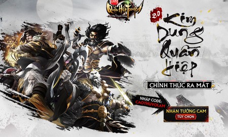 Kim Dung Quần Hiệp 2.0 – Bá Chủ Tranh Hùng chính thức ra mắt, tặng tướng CAM tùy chọn