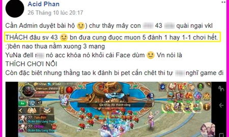 Mâu thuẫn cả tháng trời, Top 1 thách đấu server kèo xóa acc trăm triệu: “5 đánh 1 hay solo chơi hết!”