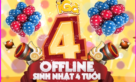 iGà chơi lớn, tổ chức Offline “khét lẹt” mừng sinh 4 tuổi vào cuối tuần sau