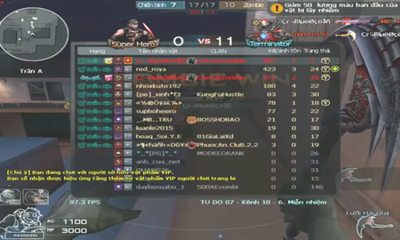 Lại xuất hiện một clip kỷ lục trong Zombie Đột Kích: 907 kills bằng Barrett