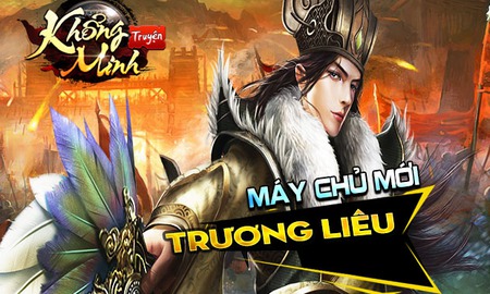 Ra mắt server Trương Liêu, Khổng Minh Truyện tặng Gift Code giá trị