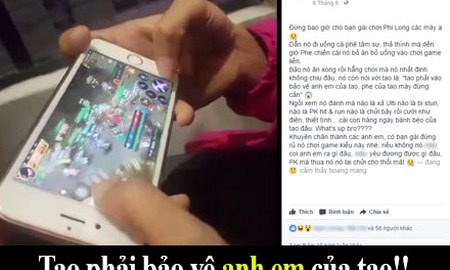 Nữ game thủ đi ăn cùng người yêu mà lại đến giờ Phe chiến: “Tao phải bảo vệ anh em của tao, phe của tao, mày đừng cản!”