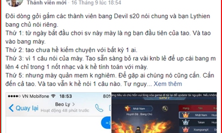 Top server bị anh em "cắn" ngược, tuyên bố: "Bang mày gặp đâu tao F9 ở đó!"