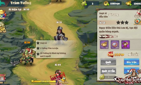 4 mẹo vàng giúp game thủ Tam Quốc Quần Anh Truyện vượt ải Trảm Tướng, kiếm trang bị “xịn” đơn giản nhất