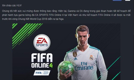 FIFA Online 3 vẫn sẽ còn 2 bản cập nhật lớn trước khi hoàn thành sự mệnh của mình?