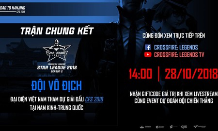 CFL Star League 2018: Đón xem Bán Kết và Chung Kết giải đấu chuyên nghiệp lớn nhất năm vào cuối tuần