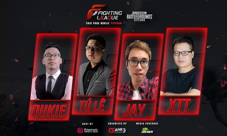 ViruSs và dàn caster khủng góp mặt tại giải đấu Fighting League 2018 PUBG Mobile Vietnam