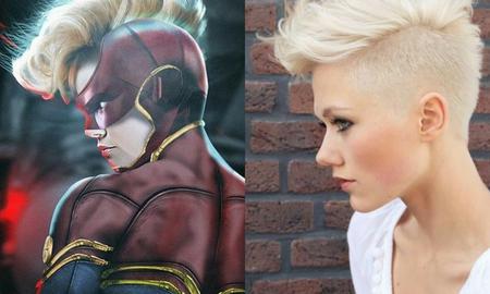 Hú hồn với thiết kế "mũ bảo hiểm" độc nhất vô nhị của Captain Marvel