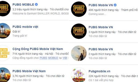 Fanpage của PUBG Mobile "VNG" đã có dấu tích xanh, game thủ cần lưu ý kỹ