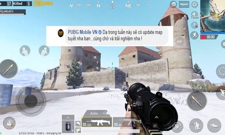 PUBG Mobile: Bản đồ "tuyết trắng" Vikendi sẽ được cập nhật ngay trong tuần này