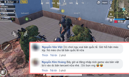 Game thủ PUBG Mobile Việt náo loạn vì lỡ chơi bản VNG là 'nghỉ khỏe' tài khoản quốc tế