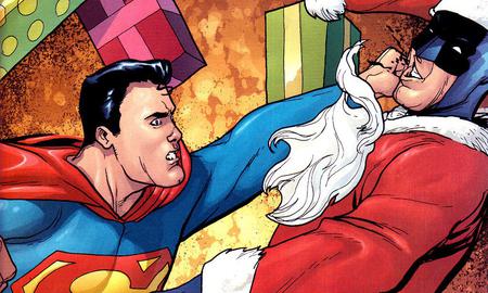Đóng giả làm Ông già Noel trong đêm Giáng Sinh, Batman bị Superman "tẩn" vì tội lừa đảo
