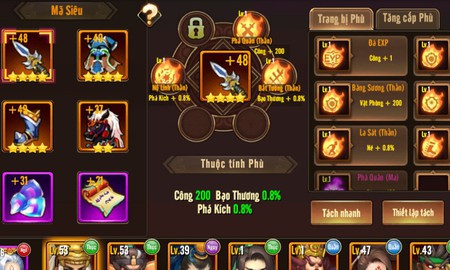 Tiểu Tiểu Ngũ Hổ Tướng: Full combo Pet, Trang bị, Phù cho team nông dân Thục Quốc late game