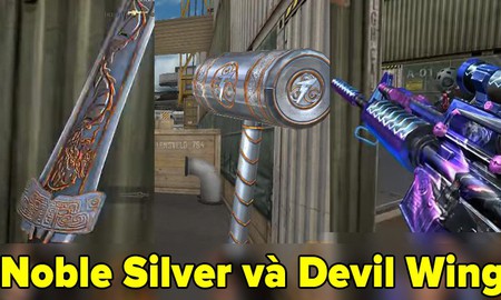 Đột Kích: Bộ Noble Silver có thêm 2 món mới, hiệu ứng dơi quỷ xuất hiện trong bộ Devil Wing