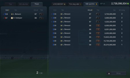 FIFA Online 3 - Những huyền thoại mới Roster Update đã xuất hiện: 7 tỷ EP cho Solskjaer!