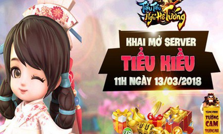 Trải nghiệm ngay server mới Tiểu Kiều của Tiểu Tiểu Ngũ Hổ Tướng, nhận Giftcode giá trị