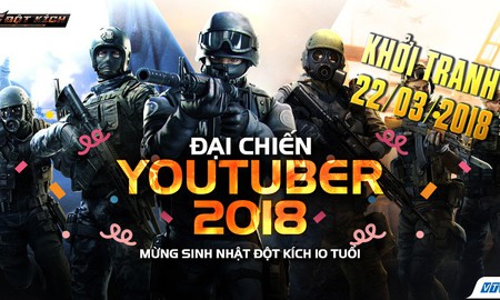 Đột Kích: Lịch thi đấu Đại chiến Youtuber 2018 chính thức lộ diện, Tiền Zombie V4 sẽ đối đầu với BossCFVN.Shady