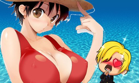 Sẽ là "thảm họa" của băng Mũ Rơm nếu một ngày Luffy bị biến thành con gái?