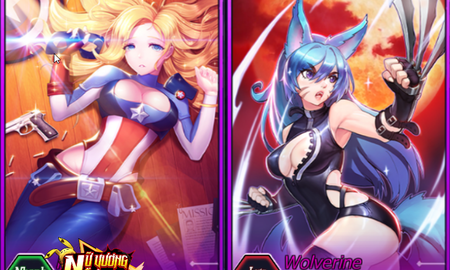 Nữ Vương Nổi Loạn là game Manga mà lại có Kratos, Captain America, Wolverine… thấy sai sai làm sao