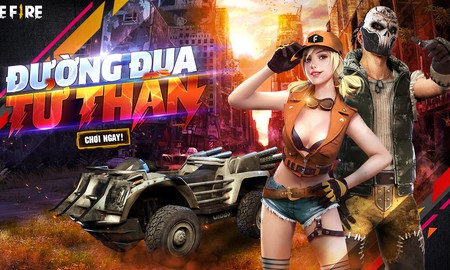 Free Fire ra mắt chế độ sinh tồn chất lừ: Đua xe bắn súng