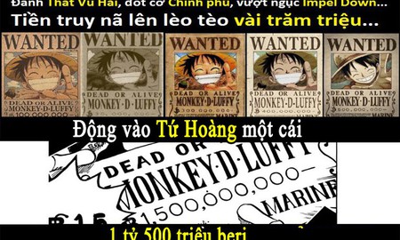 Với mức thưởng 1 tỷ 500 triệu của Luffy, thánh Oda đã cho chúng ta thấy sức mạnh vô đối của... báo lá cải?