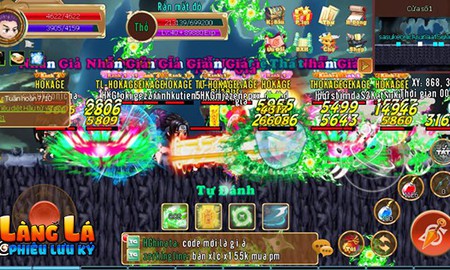 Làng Lá Phiêu Lưu Ký áp dụng cơ chế "ngũ hành" giống hệt các game nhập vai trên PC ngày xưa