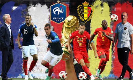 Nhận định Bán kết Pháp vs Bỉ: Đêm chung kết 'sớm' của World Cup 2018
