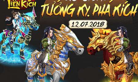 gMO thẻ tướng Tam Quốc Liên Kích tung update: Tướng Kỵ Phá Kích, tặng 300 giftcode