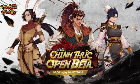 Game nhập vai Hiệp Khách Giang Hồ Mobile chính thức Open Beta vào ngày mai 4/7