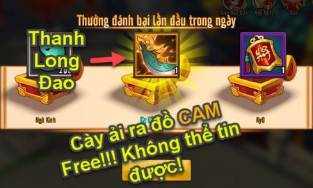 Hàng loạt game thủ bất ngờ mở được đồ Cam cực hiếm khi cày Thảo Phạt trong Thiên Hạ Anh Hùng