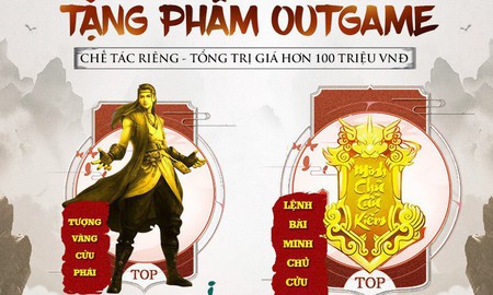 Ra mắt quá rực rỡ, Cửu Kiếm 3D tặng tượng vàng 24K cho game thủ, chế tác theo 9 môn phái!